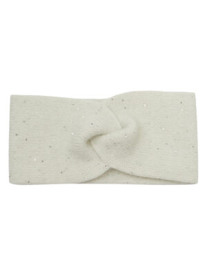 Повязка жен. анг+шерсть+нейл LB-A53089 white