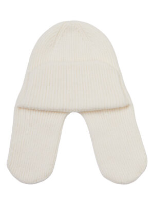 Шапка жен. шерсть+виск LB-C57015 white