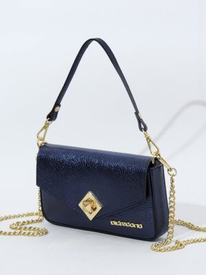 Сумка Di Gregorio gr8908 laminato blu oro маленькая