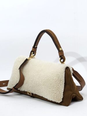 Сумочка Loristella ls2737P naturale sigaro средняя
