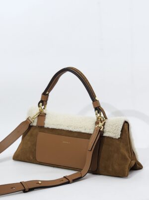 Сумочка Loristella ls2737P naturale sigaro средняя