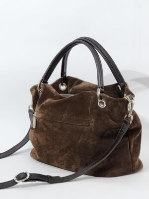Сумочка Curanni cu2567 camoscio cioccolato средняя